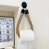Hemp Rope Toilet Roll Paper Holders Punchless Toilet Paper Roll Bracket New Tissue Holder