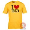 I Love Ibiza TShirt Club Party Edm Dj House Rave Music Retro Cool Festival Tee