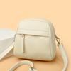 A Versatile and Fashionable Soft Leather Single-shoulder Crossbody Bag for Middle-aged Mothers