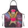 Practical Home Kitchen Apron Sleeveless Novelty Muscle Print Apron For Barbecue Festival Party Gift