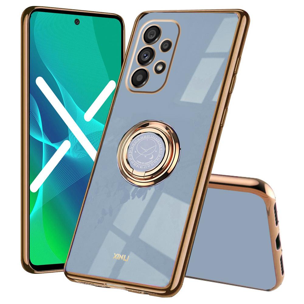 Case for Samsung Galaxy A53 5G, Electro Ring, blue