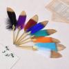 Business Gift Student Stationery Feather Ballpoint Feather Decor 0.5mm Ballpoint Pen Writing Pen