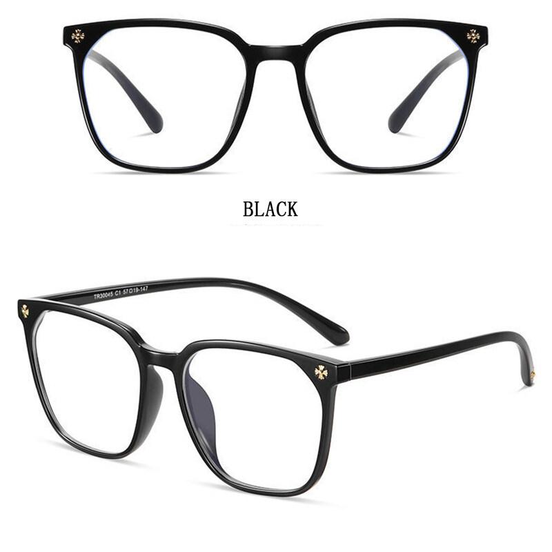 Модные женские очки с защитой от синего света, очки для близорукости, черные модные плоские очки, мужские глаза