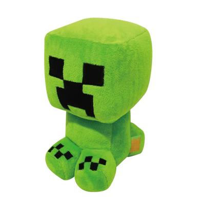 Мягкая игрушка Minecraft Крипер, Коллекционная, В16.2 x Ш8.6 x Г10.8см, Персонаж, Minecraft, с вышитым названием