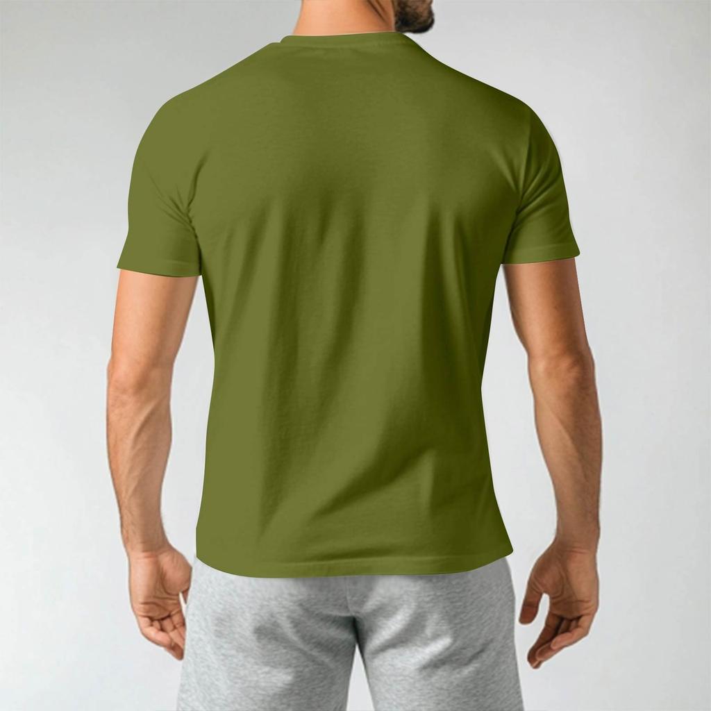 Мужская рубашка с воротником-стойкой и коротким рукавом, свободная рубашка для отдыха и отдыха, мужская