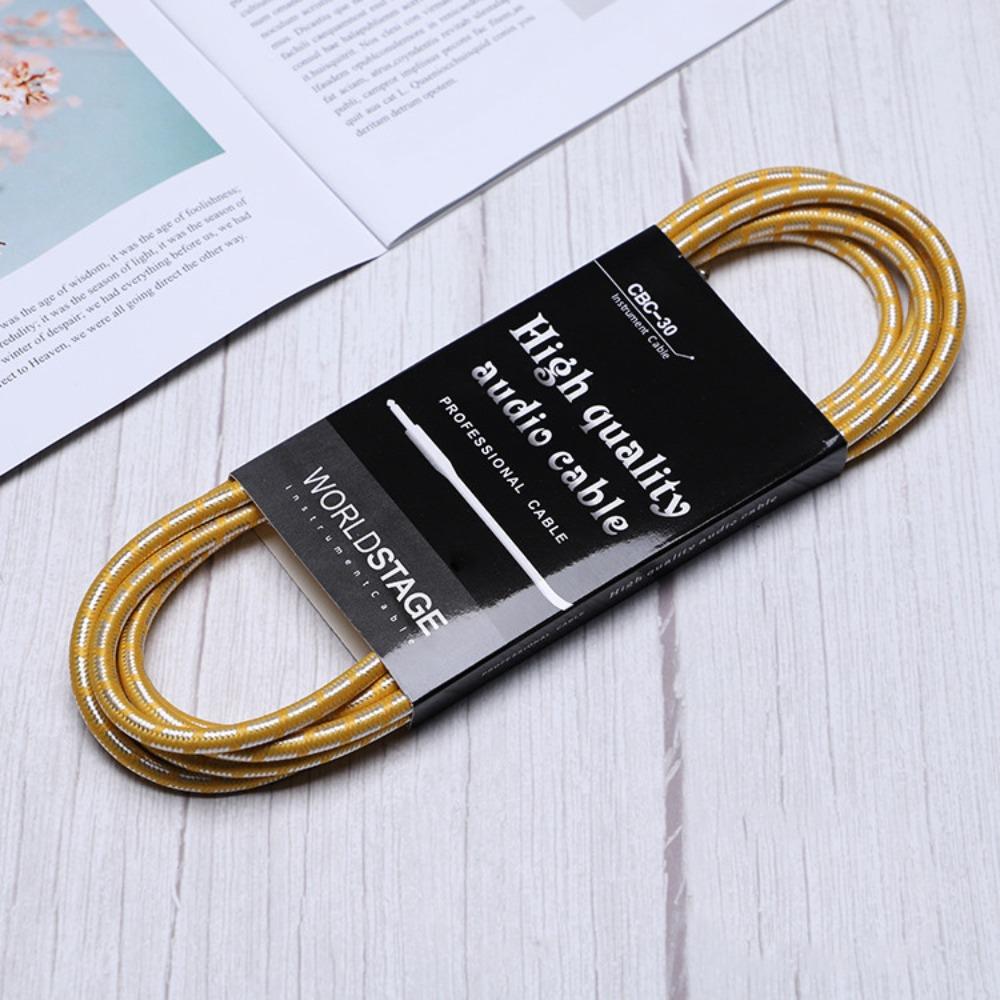 Noise Reduction Braided Guitar Cable 3M Audio Wire Cord New Pickup Cable