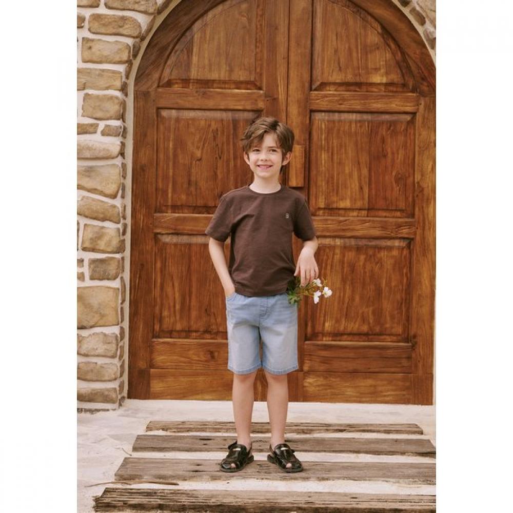 The Coffee Bean   Tea Leaf Sky Blue Denim Shorts Bz31pt01sb