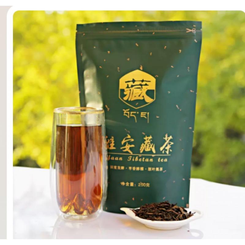 500 г Тибетский чай Яань, черный чай, чай Лаочуань, клейкий мягкий тибетский черный чай