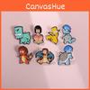 Unique Cartoon Style Anime Pet Series Badge Brooch Featuring Whimsical Turtle Design