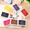 Tool Label Multi-color Rubber Stamp Craft Fabric Ink Pad Oil Based