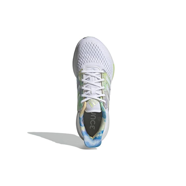 adidas EQ21 Run White Tie Dye Женские кроссовки облачно-белые, почти салатовые GZ1949