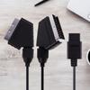 1.8m RGB Video AV A/V TV Scart Cable For Nintendo NES N64 SNES Stereo Audio Video Cord Wire for NGC NTSC Gamecube Game Console