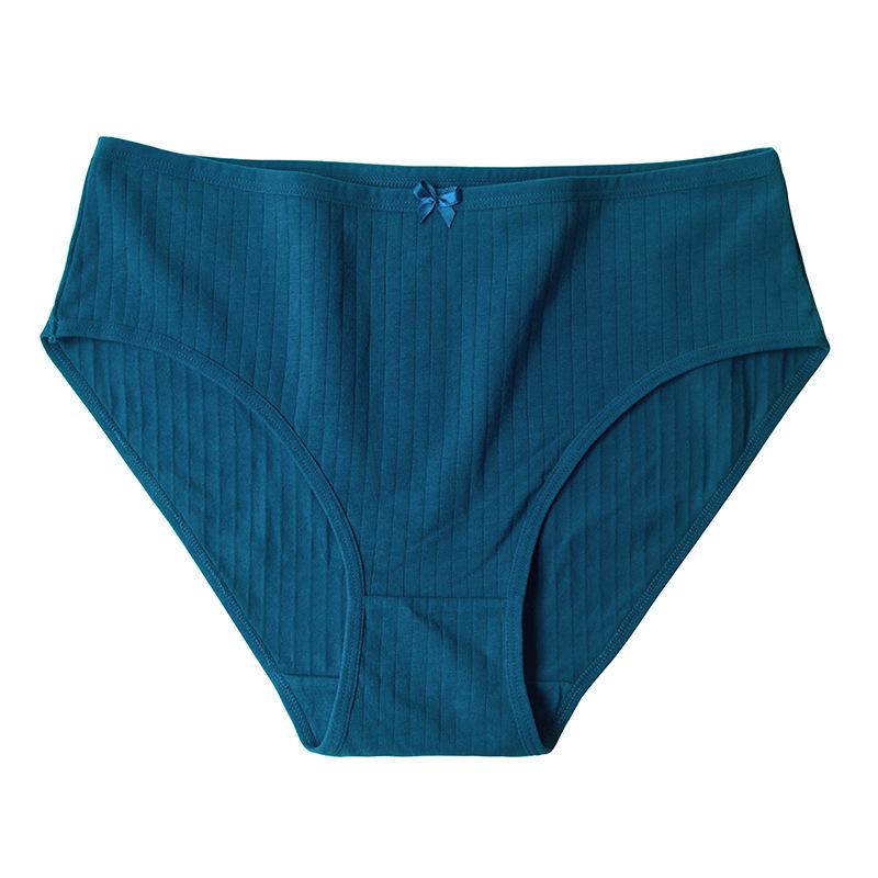 Plus Size Underwear High-waisted Panties Women's Briefs Mommy Triangle Panties