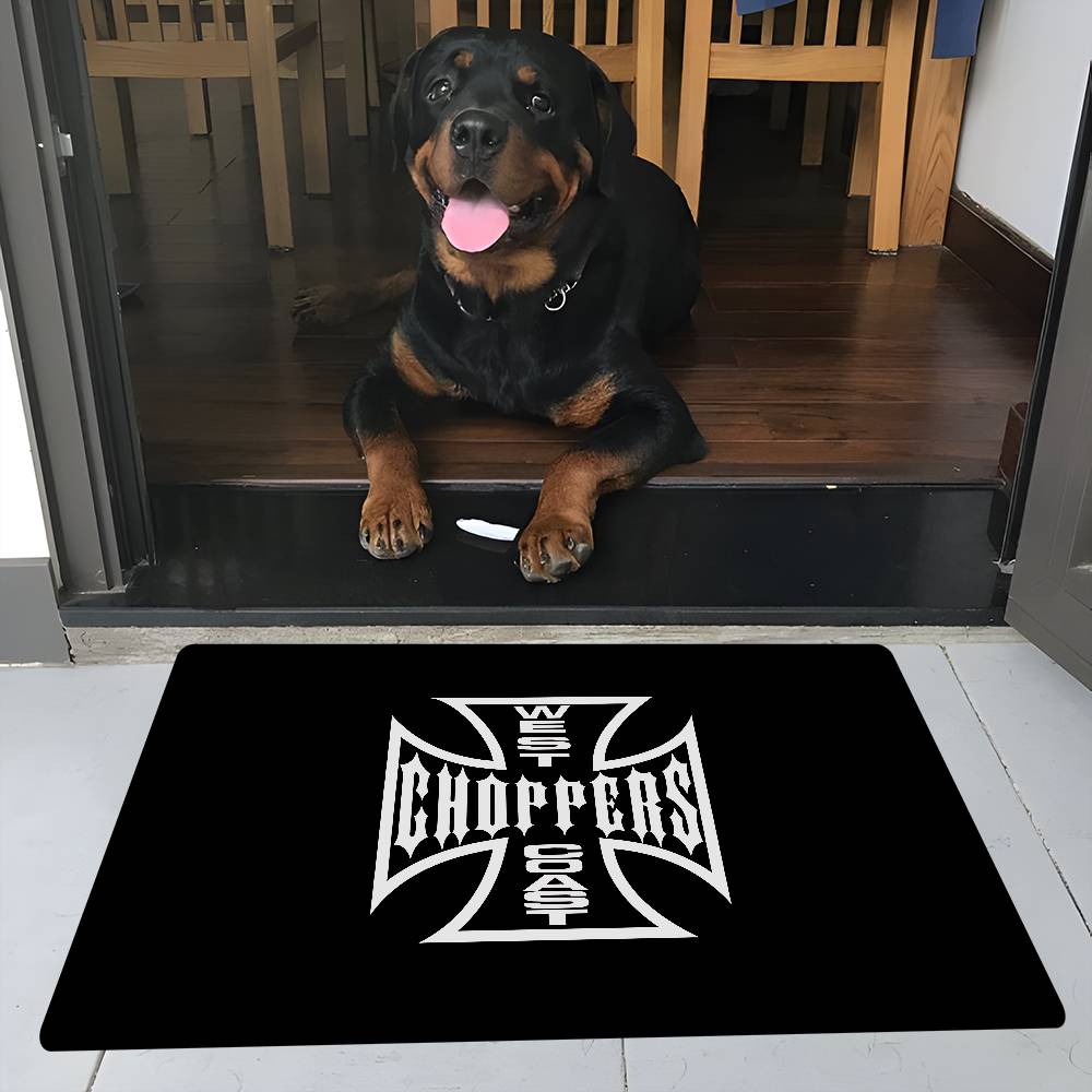Коврик для пола West Coast Choppers в скандинавском стиле, домашний придверный коврик, коврики для ванной-туалета, коврик для декора спальни, отеля