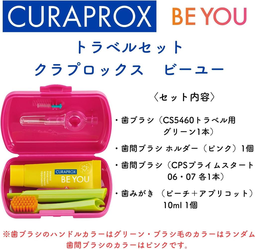 Дорожный набор CURAPROX BE YOU (Персиковый + Абрикосовый вкус)