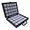Medium Size Aluminum Alloy Gemstones Organizers With Soft Sponge Cushion Designs for Home or Exhibition Display Use