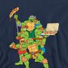 Teenage Mutant Ninja Turtles Unisex Adult Pizza Party Sweatshirt