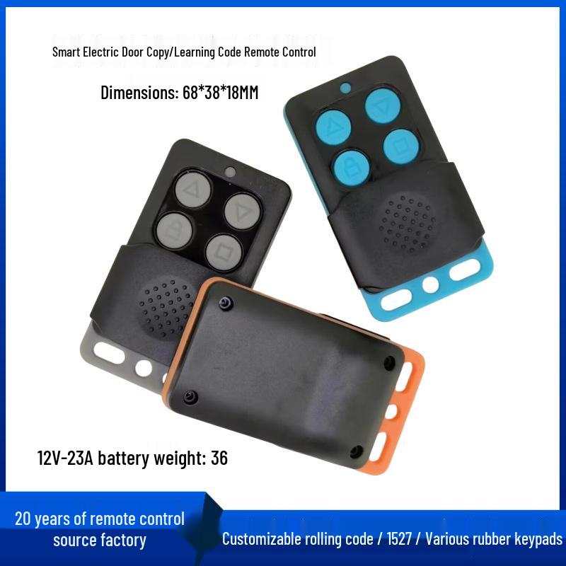 Four-Button White Waterproof 433M Universal Remote Control for Access Gate (315 Copy)