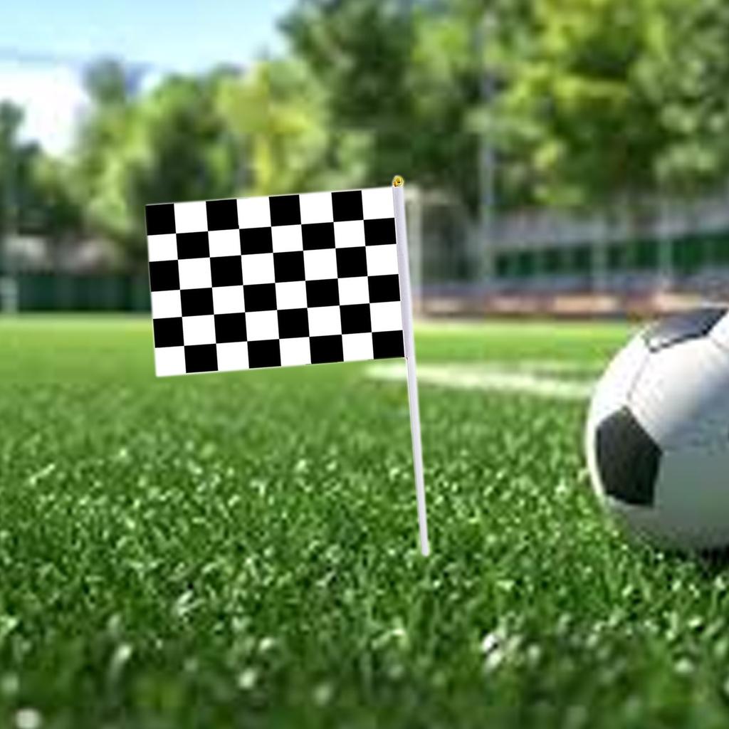 2шт черно-белый гонщик развевающийся флаг черно-белый флаг