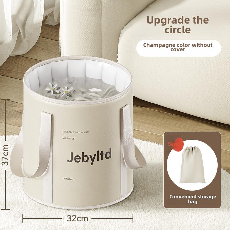 Портативная складная ванна для ног, складное ведро для спа-ванны для ног с крышкой, глубокое замачивание для дома и путешествий