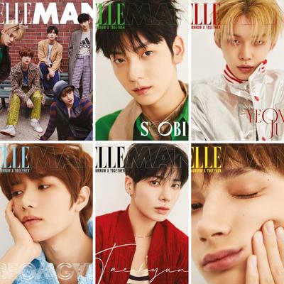 ELLE Korea Март 2022 Обложка Ли Чон Сок, MONSTA X MINHYUK+ КНИГА В ОБЛОЖКЕ КНИГИ