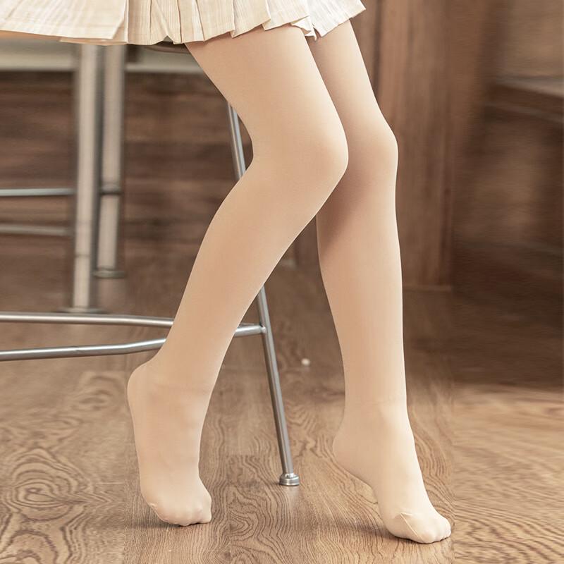 Девочковые термоколготки с footies