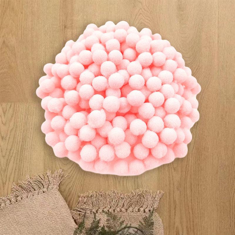 Детские игрушки Мягкие аксессуары Многоцветный 10/15 мм Свадебный декор Швейное ремесло Материал ручной работы Сделай сам Пушистые украшения Помпон Плюшевый шар Помпоны Аксессуары