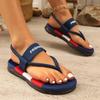 Летние новые женские шлепанцы для отдыха на пляже с зажимом для носка, тапочки больших размеров на плоской подошве для женщин, дизайнерская обувь, тапочки