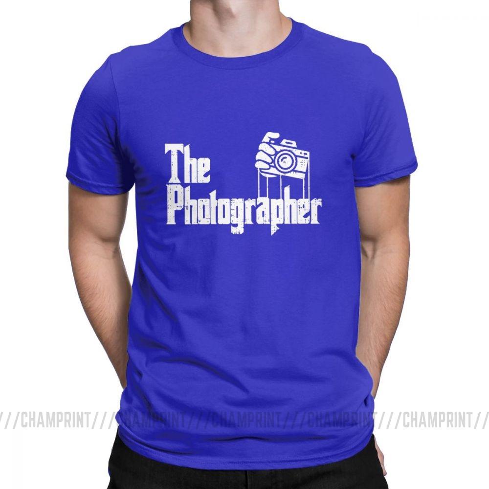 The Photographer T Shirt Men S 100 Cotton Hipster T Shirt O Neck The Godfather Tees