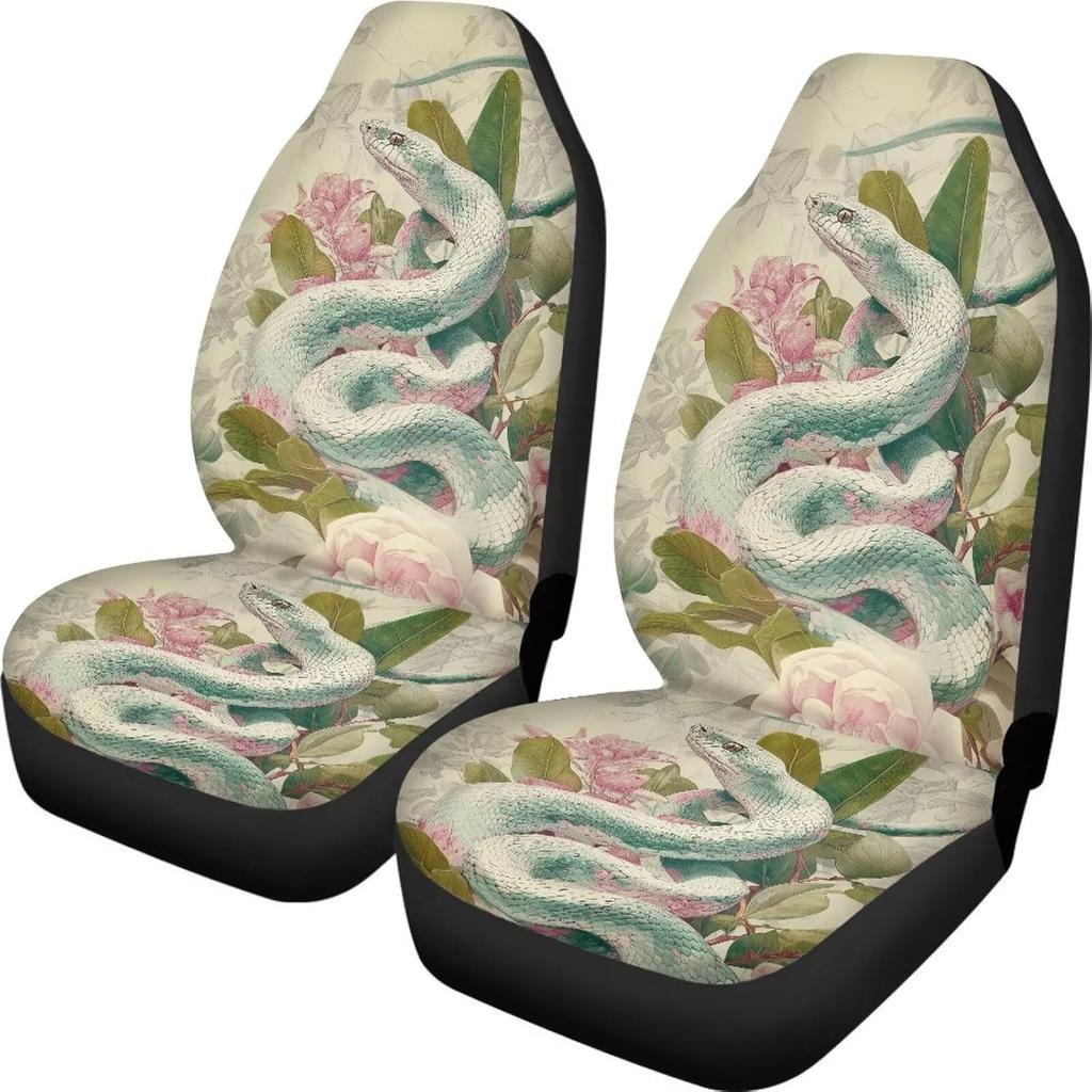 Talayituse Boho Dragonfly Print Car Seat Covers Set of 2, Breathable Front Bucket Seats Protector Auto Interior Accessories Decor Universal for Truck