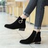 Женские сапоги Зимние сапоги Туфли на толстом каблуке Ботильоны Нескользящая обувь для мам Женские зимние сапоги Обувь на плоской подошве Большие размеры 35-44