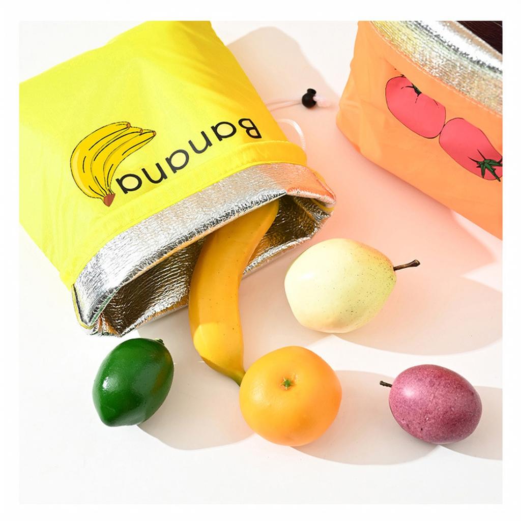 Food-Grade Polyester Storage Bags - Portable for Refrigerator, Grocery Shopping and Household Use