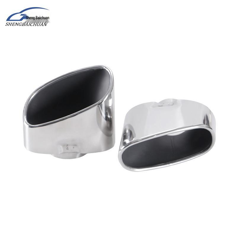 Stainless Steel Square Exhaust Tailpipe for 04-13 BMW X5 E70/E53, Modification and Installation Compatible
