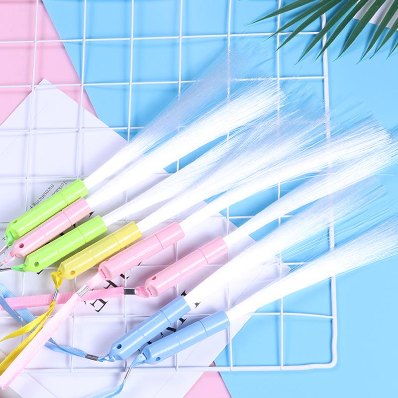 LED Flashing Frequency-Changing Fiber Optic Stick - Creative Luminous Toy for Concerts, Parties, and Night Events.
