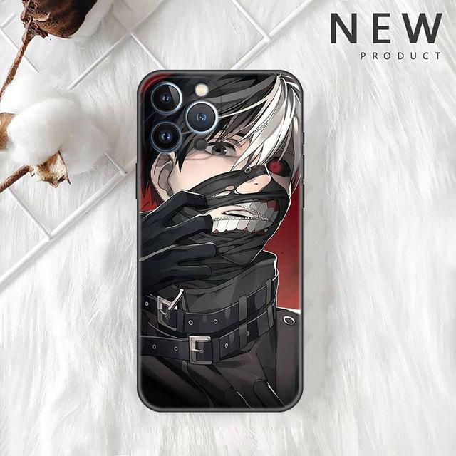 Чехол с изображением аниме «Токио вурдалак», Япония, Suave для Apple Iphone 11, 13, 14, 12 Pro Max 7, 8 Xr X 6, 5, 5S Se 2022, черный силиконовый чехол для телефона