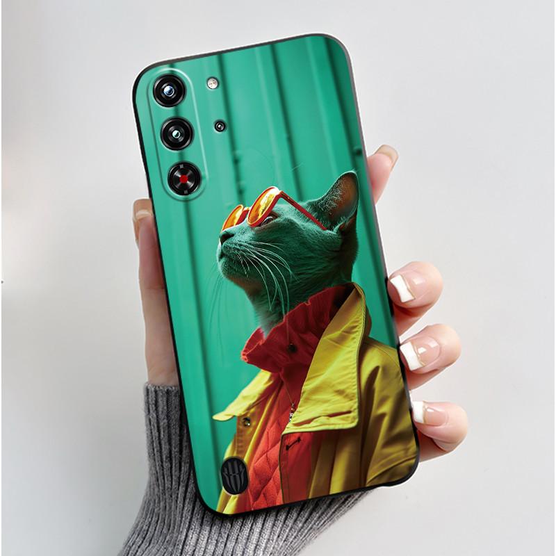 Милый чехол для ZTE Nubia RedMagic 10 Pro Plus 10S Pro Pro+ 10 Air Печатный корпус Защитная крышка Мягкий силикон Мультяшный корпус