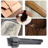 Tool Sewing Stitching Punch Leather Craft Alloy Prong Punching Pricking Tool Round Stitching Punch