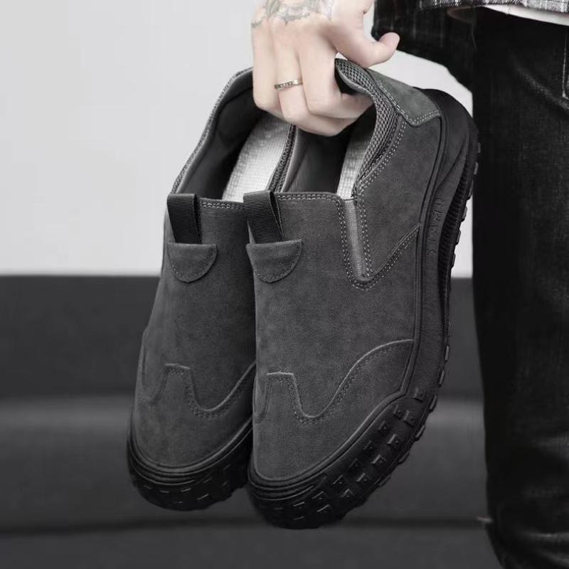 Men's Breathable and Anti Slip Loafers Fashionable Spring Autumn Work Shoes Men's Outdoor Hiking Shoes Skateboarding Shoes
