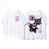 Pokmon Pikachu Gengar CharUnisexder White Tshirt Unisexs 2026 Summer Fashion Oversize Street Casual Y2K Tops Streetwear Clothing