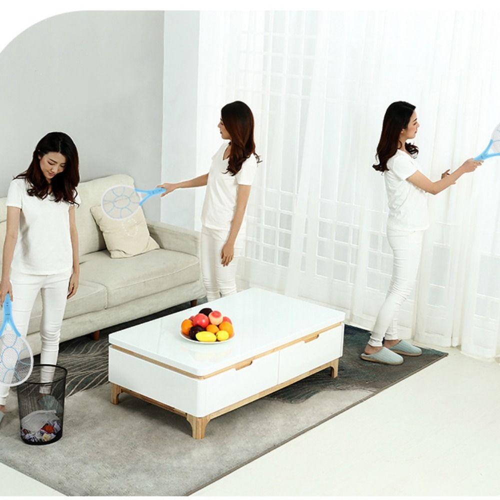 USB Rechargeable Electric Mosquito Swatter 2-in-1 Mosquito Killer Lamp Fly Swatter  Indoor
