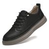 Good Quality Genuine Leather Casual Shoes Men's Black Classic Oxford Shoes Outdoor Men's Dress Shoes and Walking Shoes