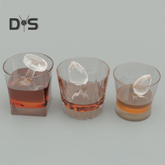 Силиконовая форма для льда в форме забавной анальной пробки для юмористичных напитков и розыгрышей на вечеринке