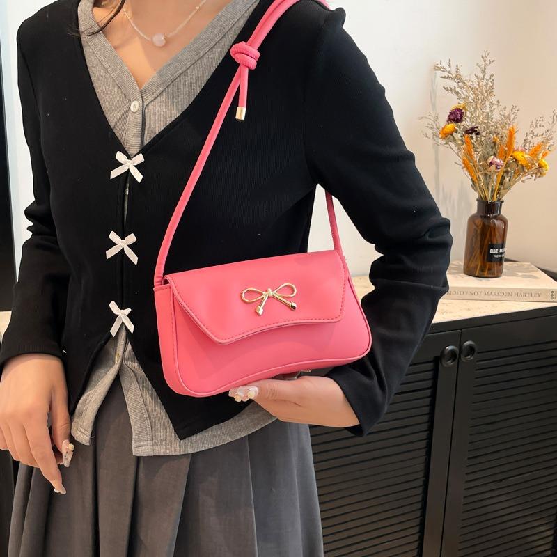 Today's Popular Single Shoulder Underarm Messenger Bag Summer New Versatile High-value Solid Color Handbag Women