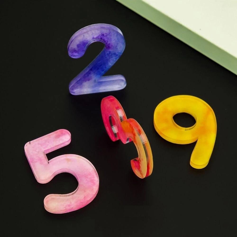 3D Raised Door Number Plaque Waterproof Address Number Sign Separate Digit Number Marker Hotel