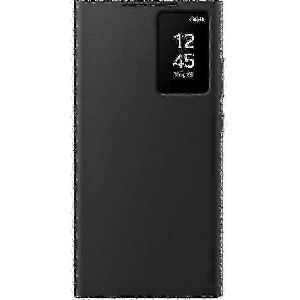 Черный чехол-бумажник Smart View для Galaxy S24 Ultra
