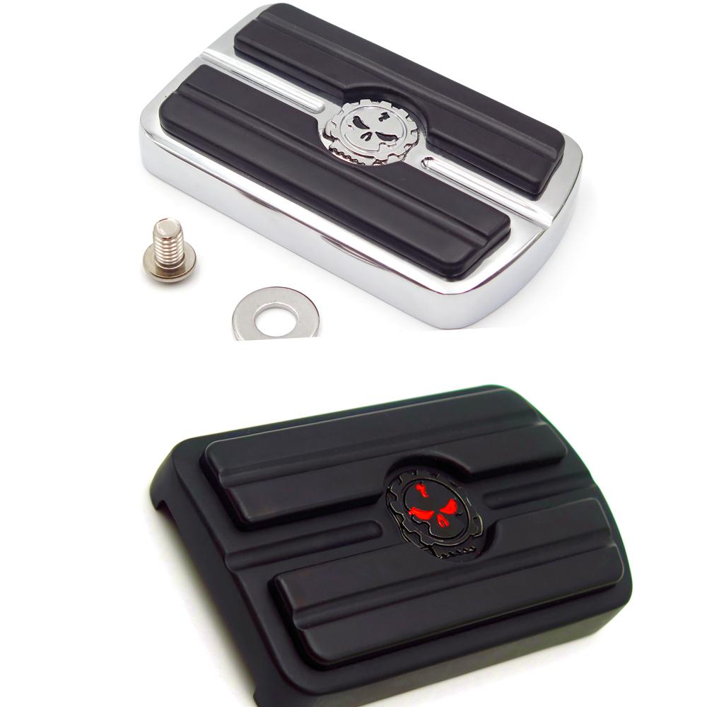 Запчасти для мотоциклов для Harley Davidson FLHTK Touring Softail педаль тормоза большая накладка для мальчиков FLSTF FLSTFB череп CVO Street Glide