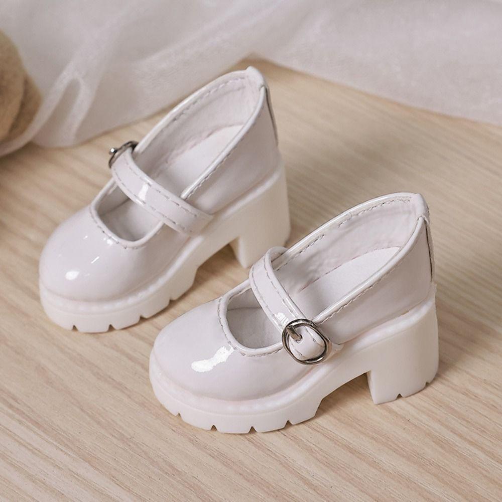 Academic Style PU Leather Shoes Multicolor High Heel Only Selling Shoes Doll Shoes For 4/1 BJD