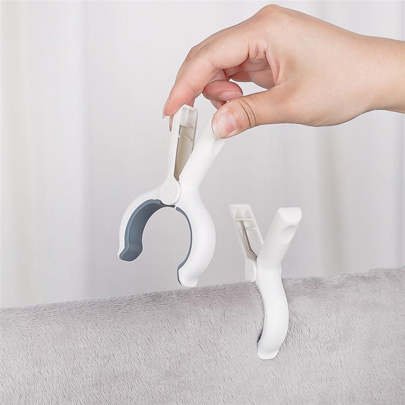 Набор из 5 нескользящих пластиковых зажимов для полотенец на шезлонгах и пляжных полотенцах