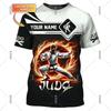 Judo Fans 3D Print Funny T-shirt For Men Fitness Train Loose Round Neck T Shirts Japanese Jiu-Jitsu Fashion Trend  Custom Tee