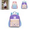 Charming Girls Back Pack Featuring Colorful Cartoon Patterns And Soft Breathable Fabric For Everyday Use